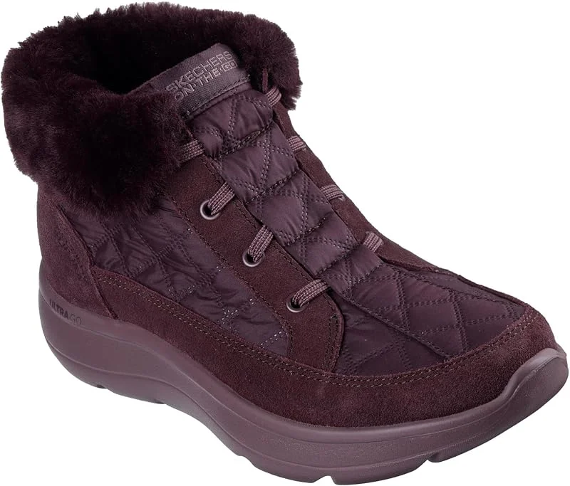 Skechers On-the-go Encore Elisa Botas curtas ao tornozelo para mulher — Roupa aquecida