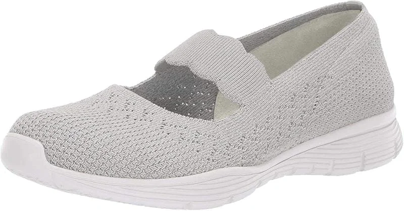 Skechers Seager-Power Hitter, Mercedita plana para mulher — Roupa aquecida