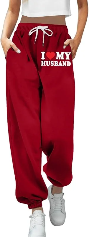 Calças de fato de treino para mulher com forro polar, calças largas e retas, calças de jogger, treino, cintura alta, calças de ioga com bolsos, calças brancas elásticas 7, 8 — Roupa aquecida