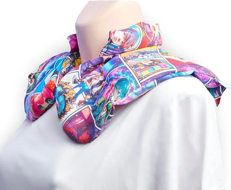 Saco térmico sementes micro-ondas. Sacos térmicos. Saco de frio para lesões. Cervical especial. 100% lavável, sem armas. Alívio natural da dor (Otaku) — Aquecimento