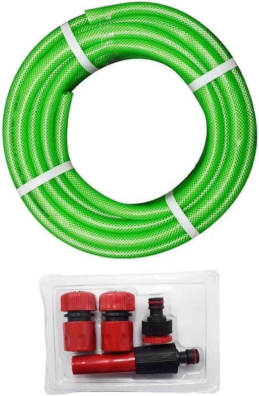 Jardin202 - Kit de mangueira Mallalatex: Flexível em tamanhos de 15 mm x 5, 8" em 20 m, 25 m e 50 m - Ideal para jardinagem, 15 x 5, 8 (25 m) — Aquecimento