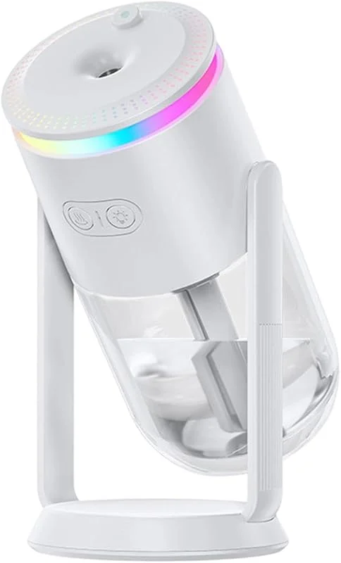 Humidificador portátil de 280 ml, proyector LED de cielo estrellado con luz