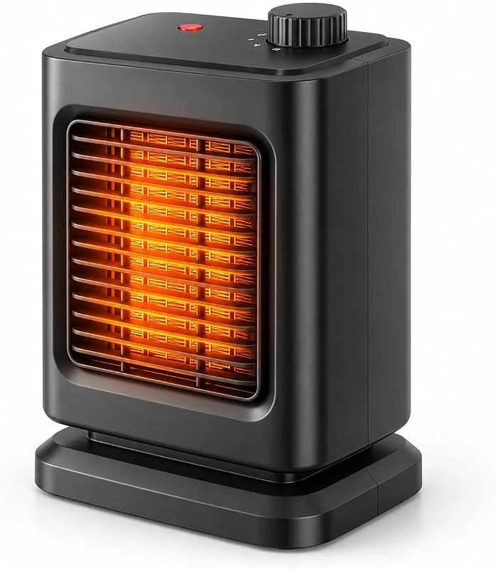PTC - Calefactor eléctrico (cerámica, 1200 W, con termostato) — Aquecimento
