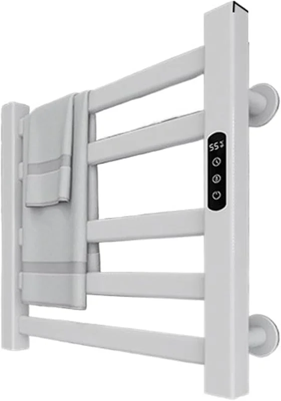 Toallero EléCtrico Toallero Eléctrico con Calefacción De Temperatura Constante For Baño, Toallero Eléctrico Inteligente, Estante De Baño, Calentadores De Toallas(A3 50x45x10cm White) — Aquecimento