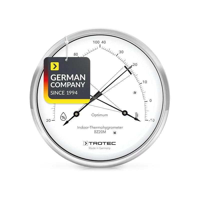 TROTEC Termohigrómetro para interiores BZ20M, para valores climáticos ideais, Made in Germany — Humidificador