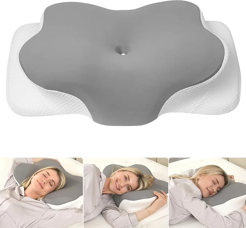 MULISOFT Almofada cervical e pescoço almofada ergonómica espuma de memória — Roupa aquecida