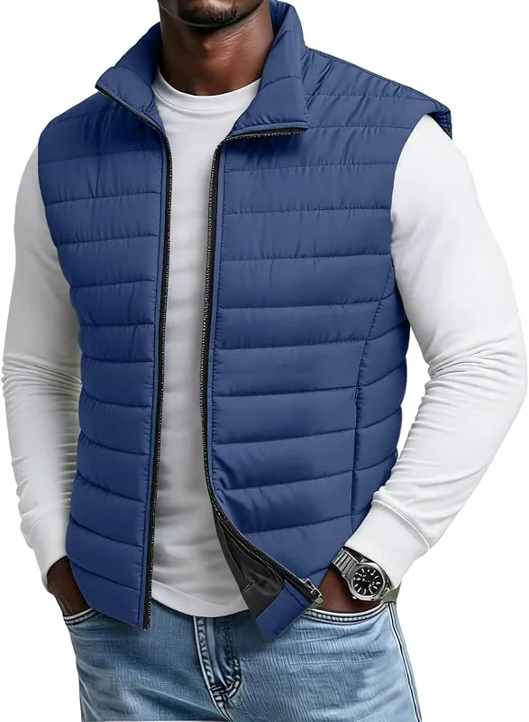 TOFOTL Colete de penas para homem, ultraleve, casual, inverno — Cozinha e lar