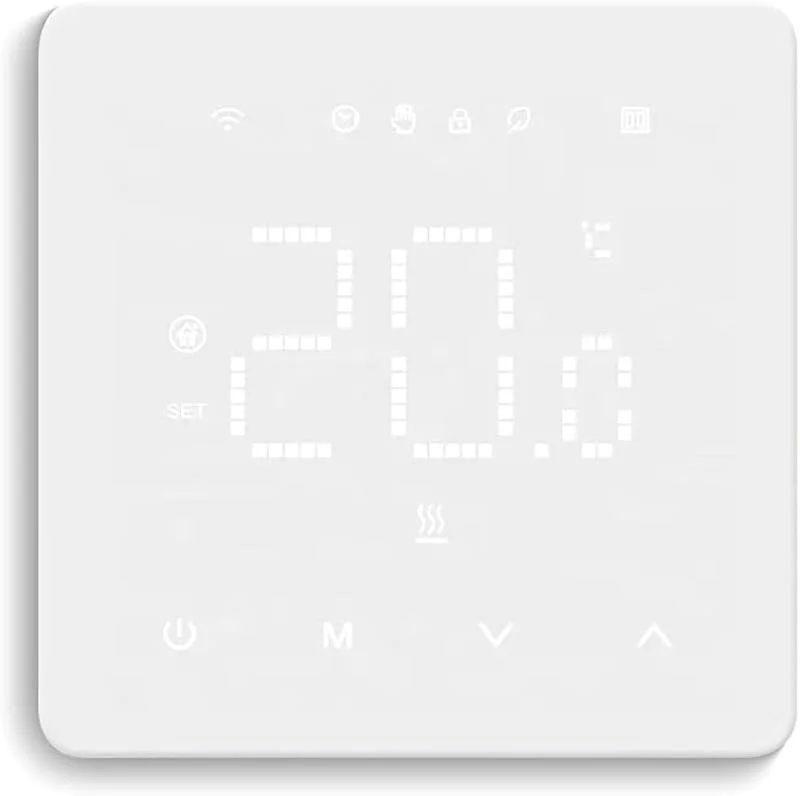 Sarini Termostato Calefacción por Suelo Radiante Agua Tuya WiFi Termostato de Ambiente Calefacción por Suelo Radiante Termostatos Calefacción Termostato Digital Inteligente de Pared — Aquecimento