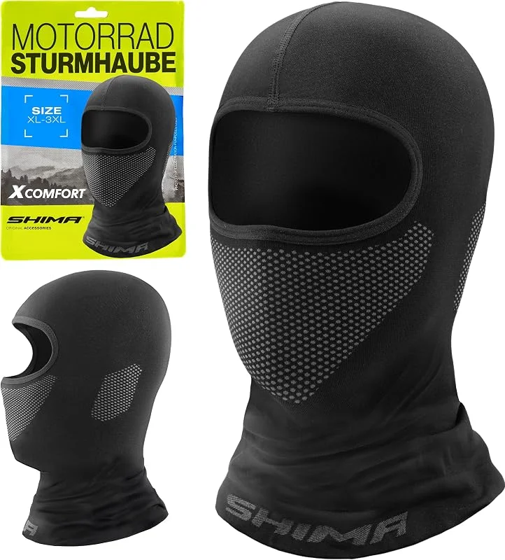 SHIMA X-Comfort balaclava mota homem mulher balaclava verão elástico respirável máscara motocicleta — Proteção solar