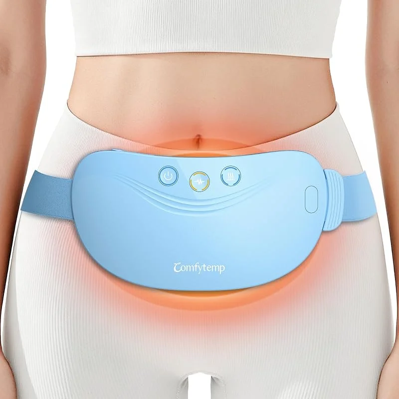 Comfytemp Almofada térmica menstrual grafite e motor de vibração duplo — Aquecimento