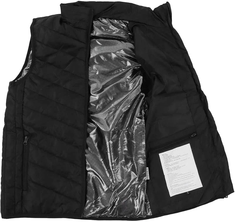 Chaleco calefactor eléctrico Chaleco calefactor inteligente Calefacción de 17 áreas Control de 3 engranajes Temperatura constante inteligente para exterior Interior Invierno (l) — Cozinha e lar
