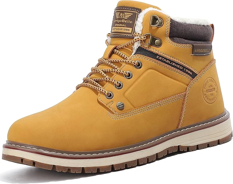 ARRIGO BELLO Botas homem inverno sapatos montanha botins neve 41-46 — Roupa aquecida