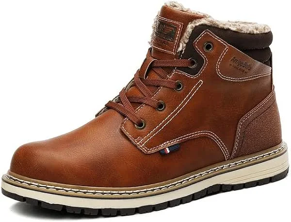 ARRIGO BELLO Botas homem inverno sapatos neve botins montanha 41-46 — Roupa aquecida