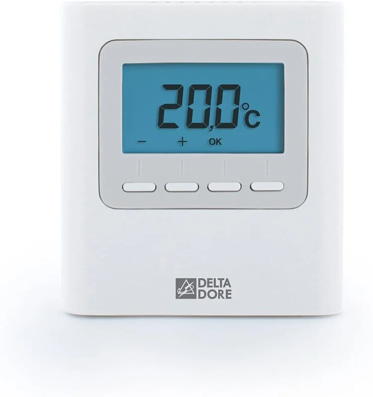 Termostato de ambiente filarpara sistema Delta 8000 dore Delta Dore 8000 TA BUS 6053052 — Aquecimento