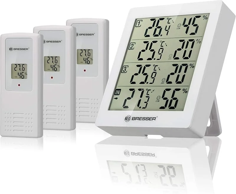 Bresser Termohigrómetro, branco, 10, 5 x 2, 5 x 12 cm — Humidificador