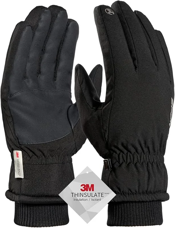 TRENDOUX Luvas de inverno homem mulher - térmicas homem impermeáveis para frio, bicicleta montanha neve ciclismo MTB, táteis mulher corrida esqui snowboard, luvas de mota inverno aquecidas — Cozinha e lar