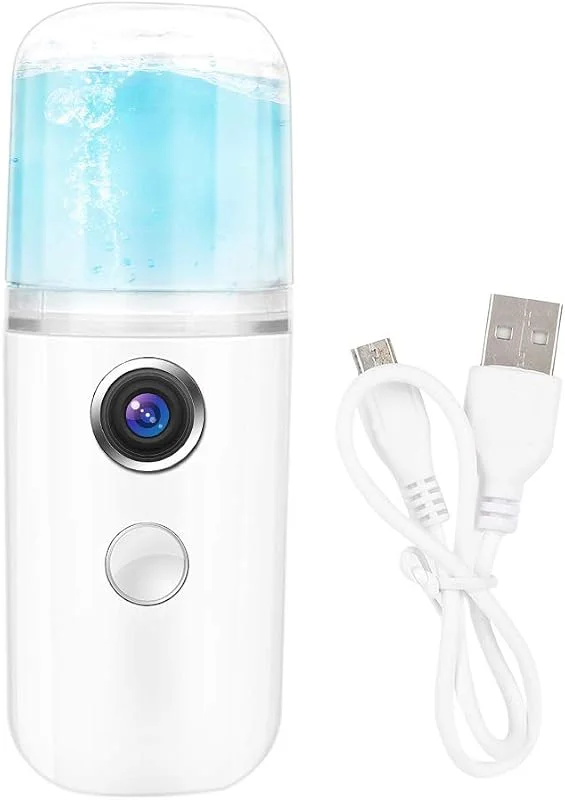 Pulverizador facial Nano, 30 ml USB prático Nano Mist Spray atomização Mister Face facial hidratante pulverizador Mist — Humidificador