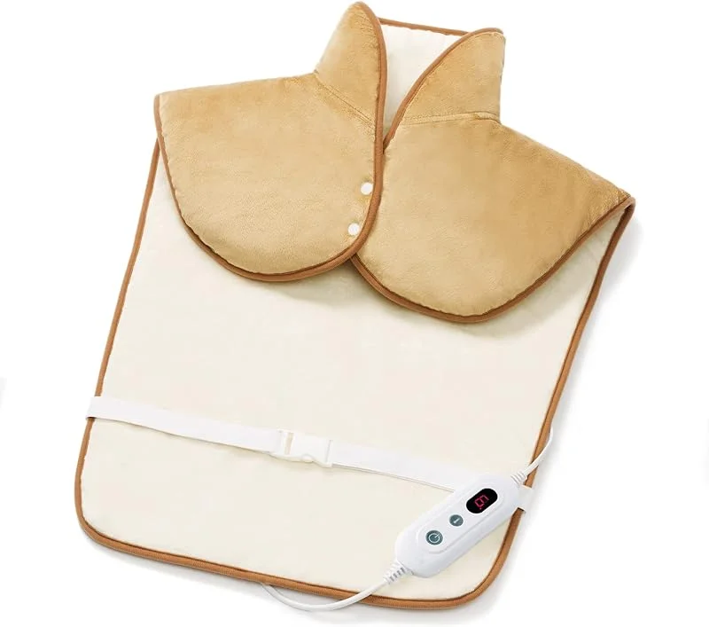 Almofada térmica Promed NRP-5, 4 para as costas, ombros e cervicais, almofada térmica com desligamento automático, aquecimento rápido, 60 x 90 cm, lavável, proteção contra sobreaquecimento