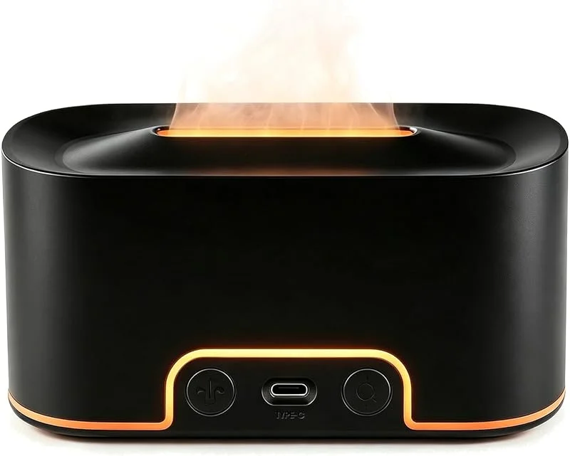 HANOLLY Difusor óleos essenciais, humidificador ultrassónico pequeno de 220