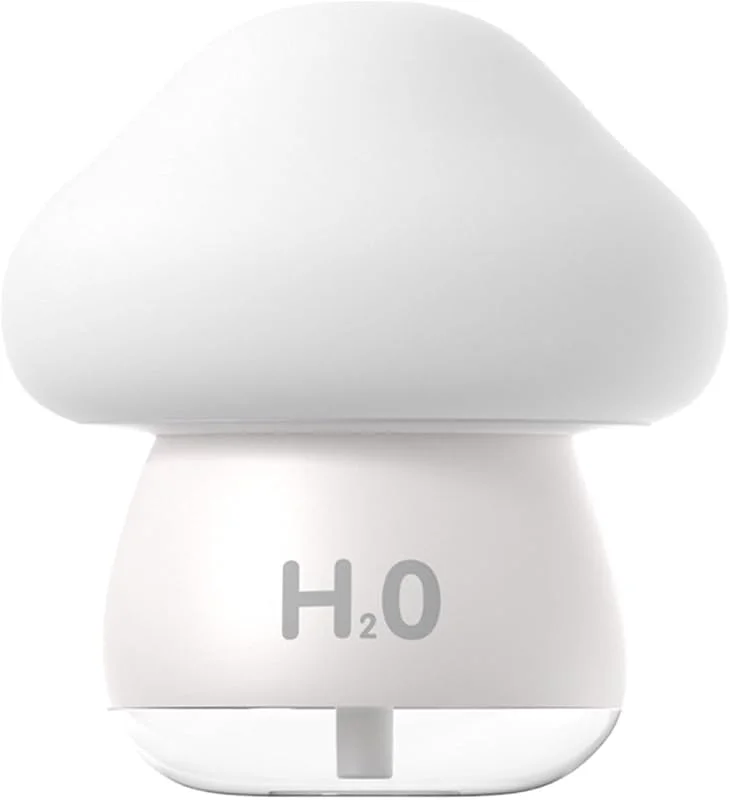 Humidificador de habitación para dormitorio con luz nocturna 7 colores portátil