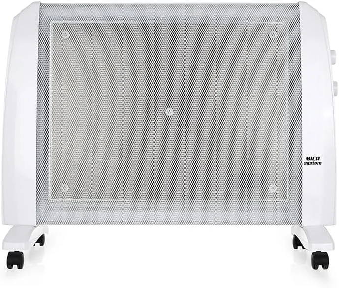 Orbegozo RM 2010 - Radiador de MICA, 2000 W, sistema anti-capotagem, termostato regulável, não consome oxigénio, proteção contra superaquecimento, sem fluido