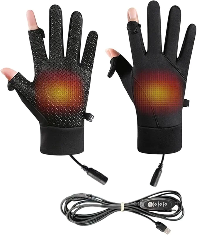 Guantes invernales cálidos calefactados Mitones Calefactables Cortavientos — Cozinha e lar