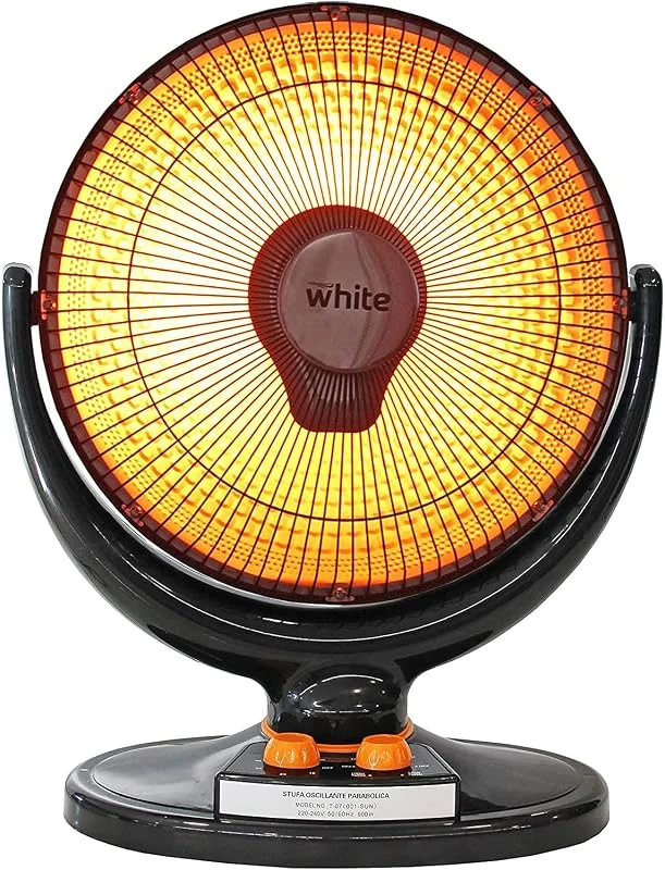 White - estufa de carbono con poste extensible de alta eficiencia energética y estructura de parábola de alto calor con filamento de carbono y base sólida (Au sol) — Aquecimento