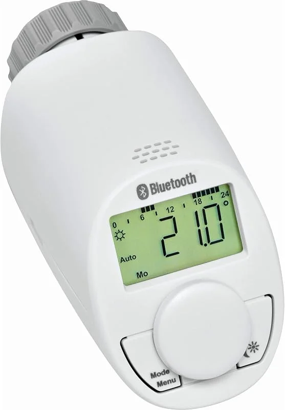 Termostato de radiador Eqiva, branco, 141771E0, 3V — Aquecimento