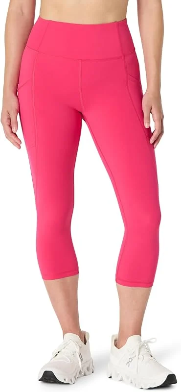 Amazon Essentials Leggings desportivas para ginásio com ou sem bolsos, compridos, Capri — Roupa aquecida