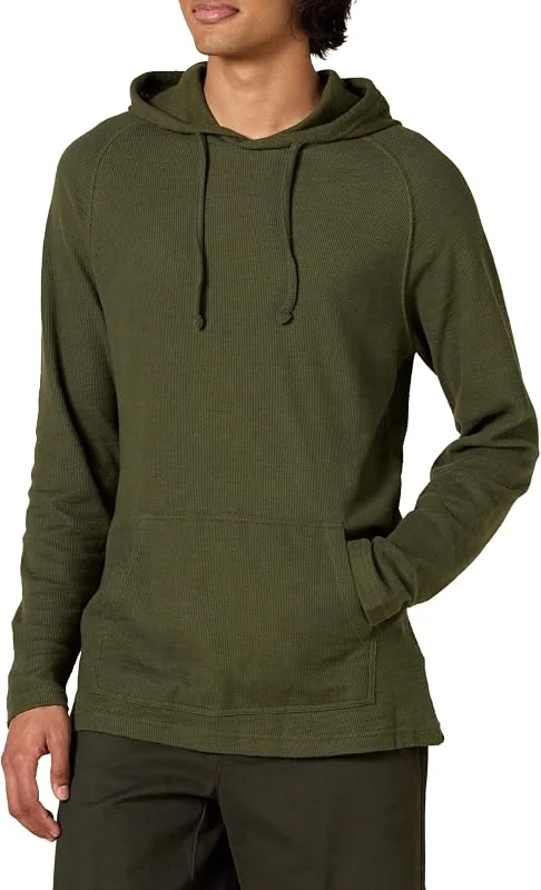 Amazon Essentials Camisola com capuz térmica de fio lameado e manga comprida (anteriormente Goodthreads) homem — Roupa aquecida