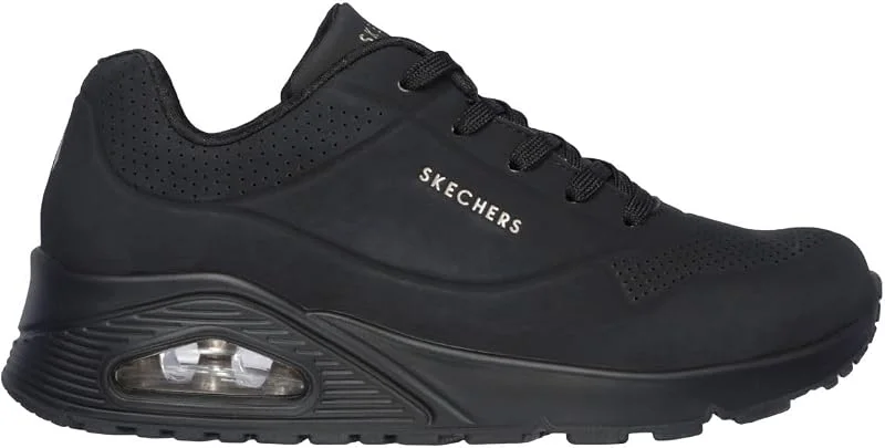 Skechers Uno, Sapatilhas para Mulher, Preto, 37.5 UE — Roupa aquecida