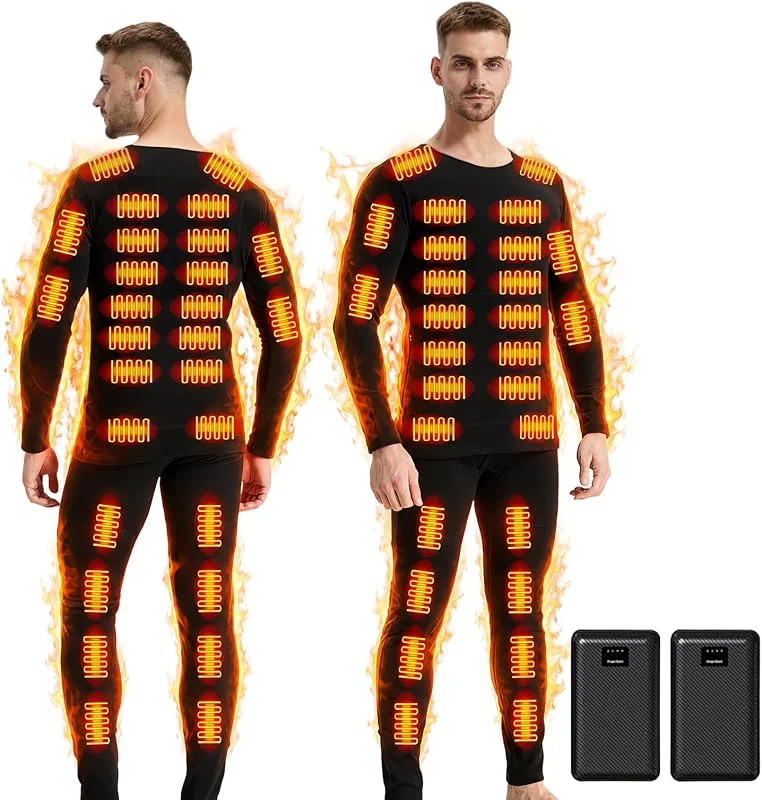 52 Zonas de aquecimento, roupa interior quente para homem — Roupa aquecida