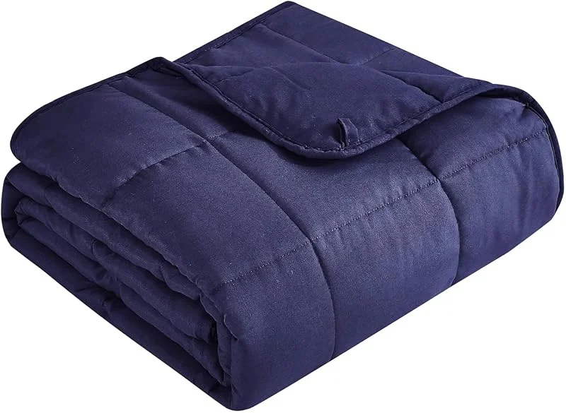 Topcee Cobertor com peso (9 kg, 203 x 221 cm, tamanho King), cobertor pesado macio e refrescante para dormir, aplica-se a um corpo de 86 a 95 kg, cobertor grosso respirável com contas de — Aquecimento