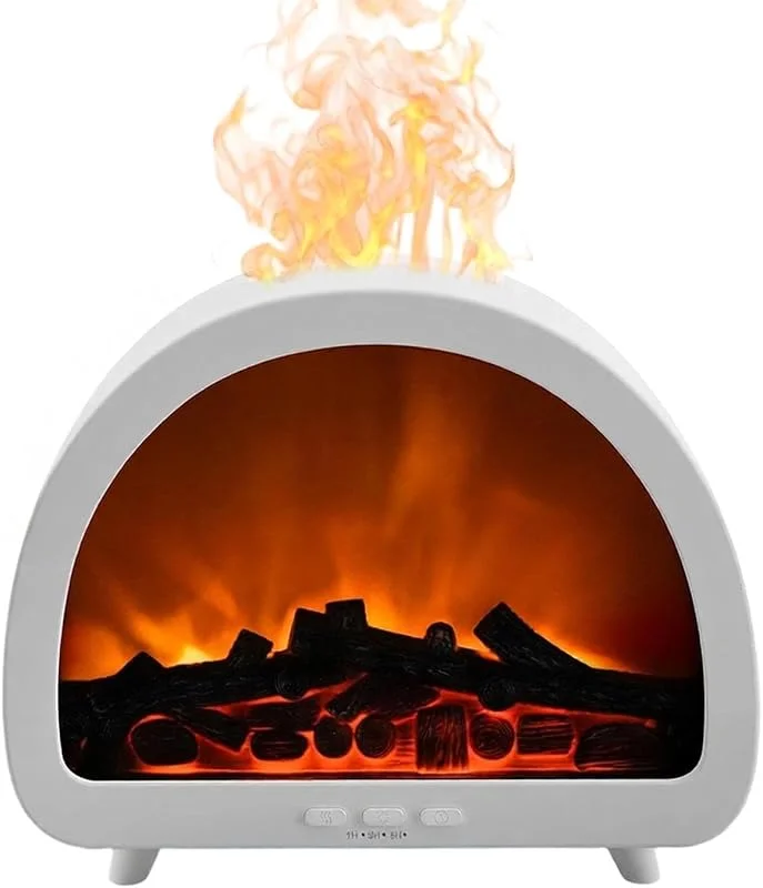 Difusor Humidificador de Chimenea Humidificador de Llama con 12 Colores y