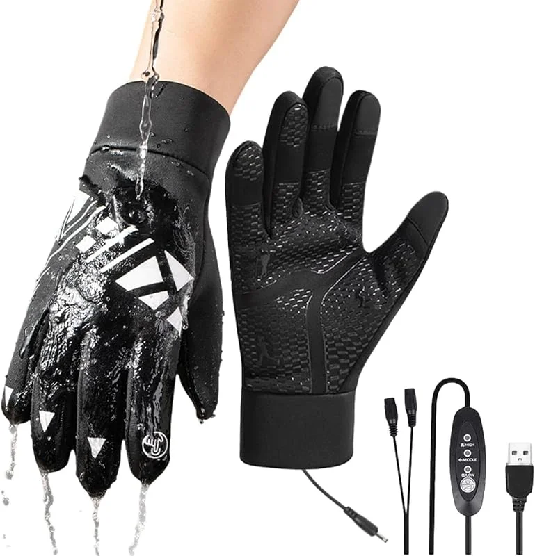 Guantes Calentadores de Manos USB con 3 Ajustes de Temperatura Táctiles — Cozinha e lar