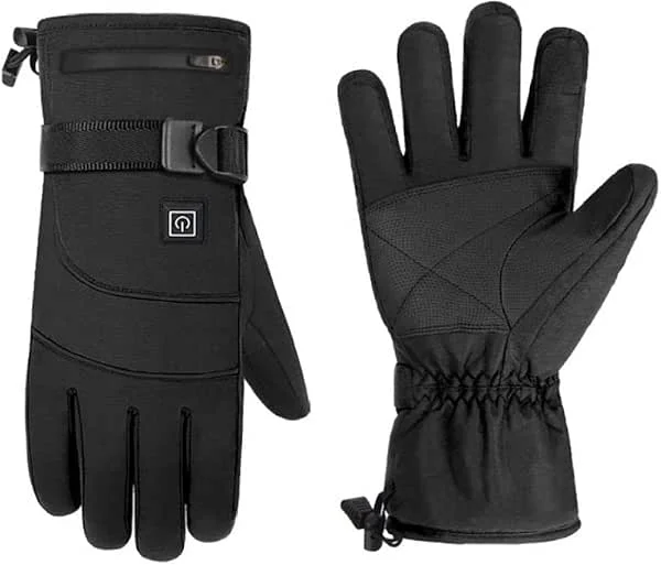 CHEWYNP Luvas aquecidas bateria elétrica luvas de esqui aquecidas luvas de snowboard luvas quentes de inverno — Cozinha e lar