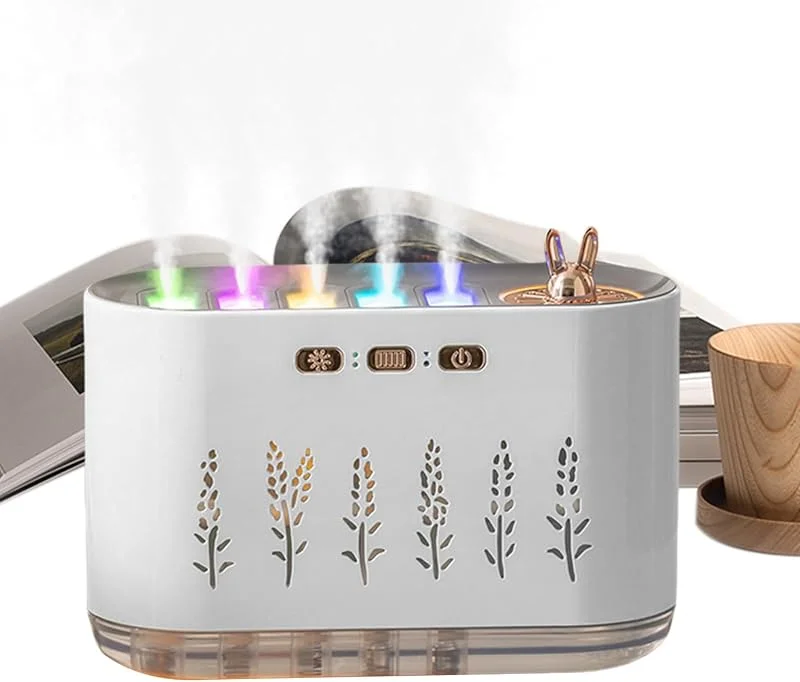 Humidificadores para casa, humidificador de ar - humidificador difusor de aromaterapia - difusor de óleo de purificador de ar de cor RGB para quarto de casa de casa