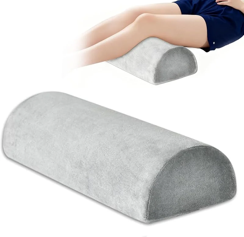 Almofada pernas para dormir, almofada joelhos para dormir em forma de crescente, de espuma de memória, alivia a dor nas costas e ancas, ideal para dormir de lado e para fisioterapia — Aquecimento