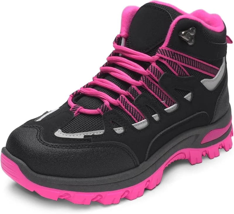 JOMIX Botas caminhada mulher sapatilhas Trekking com cordões no tornozelo — Roupa aquecida