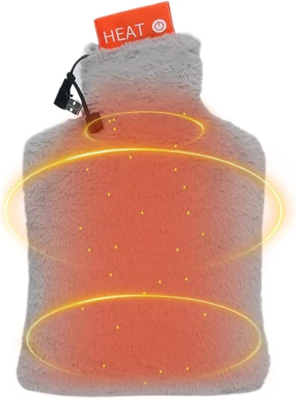 Bolsa De Agua Caliente Eléctrica 3 Niveles De Calor Portátil Con USB — Aquecimento
