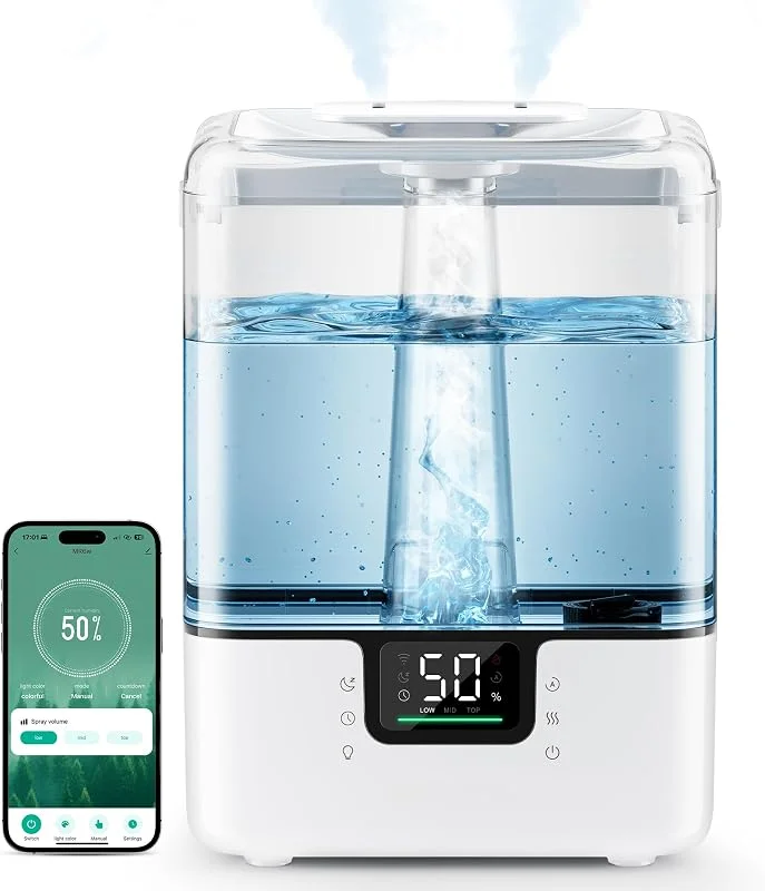 MERONTE Humidificador inteligente para plantas, 6 l, controlo por voz por