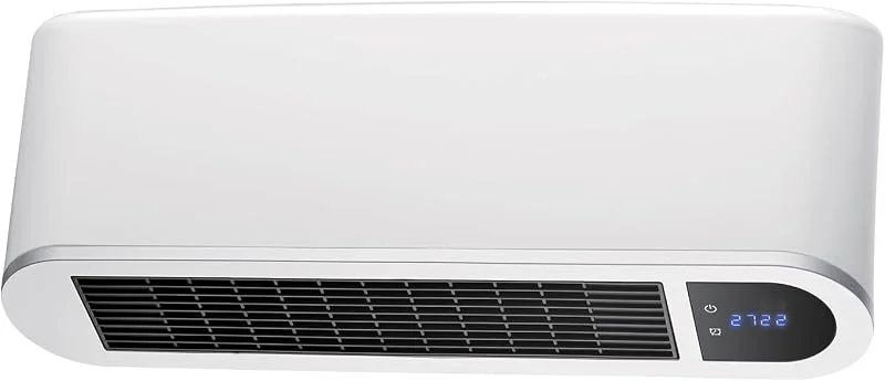 Termoventilador cerâmico de parede de 2000 W. Com controlo remoto. Branco — Aquecimento