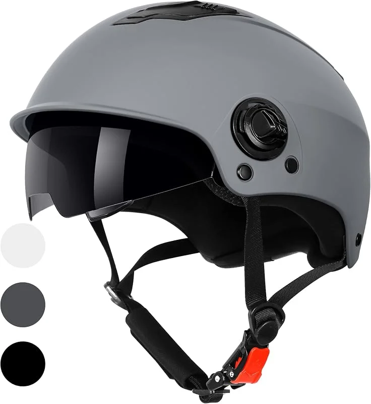 Westt Capacete de bicicleta capacete de skate com viseira, capacete para — Roupa aquecida