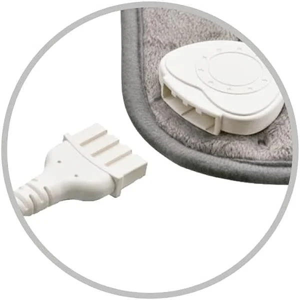 Almofada elétrica lombar 100 W 40 x 30 cm, alivia dores, ideal para terapia e relaxamento muscular. — Aquecimento