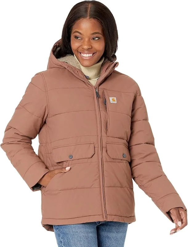 Carhartt Casaco utilitário de peso médio de ajuste relaxado roupa de casaco mulher — Roupa aquecida