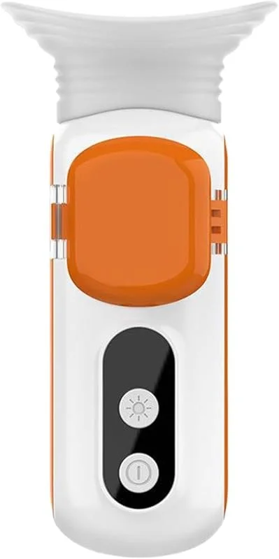 Pulverizador facial portátil, práctico vaporizador de ojos de compresión cálida, pulverizador facial recargable, herramienta hidratante para el cuidado de la piel para el hogar, 6, 45 x 12, 2 x 6, 05 cm — Humidificador