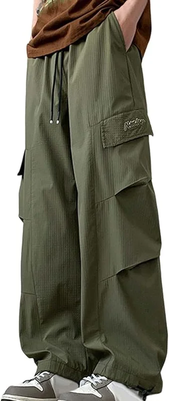 Pantalones cargo informales para hombre, ligeros, holgados, modernos, cómodos, de pierna recta, para llevar todos los días. — Roupa aquecida