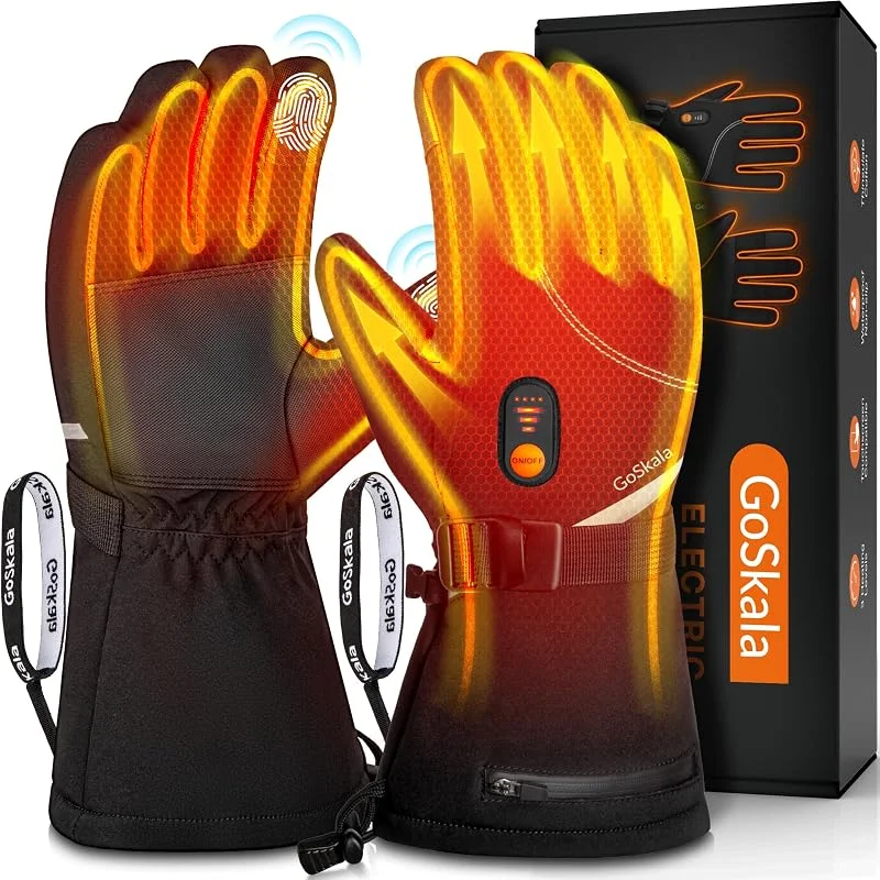 Luvas aquecidas para homem e mulher, bateria 7, 4 V 6000 mAh — Proteção solar