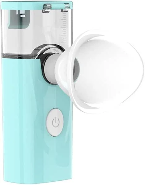 Nebulizador de olhos para massageador ocular elétrico para olhos com humidificador de spa para olhos, vaporizador portátil, alívio da fadiga, nebulizer for Eye (azul)