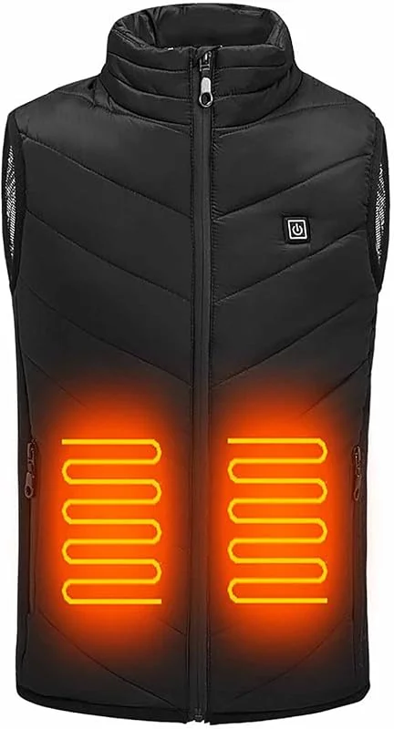 Chaleco calentado Ropa calentada para hombres y mujeres Ropa cálida al aire libre para montar a caballo Pesca Cargando USB Chaquetas calentadas — Cozinha e lar